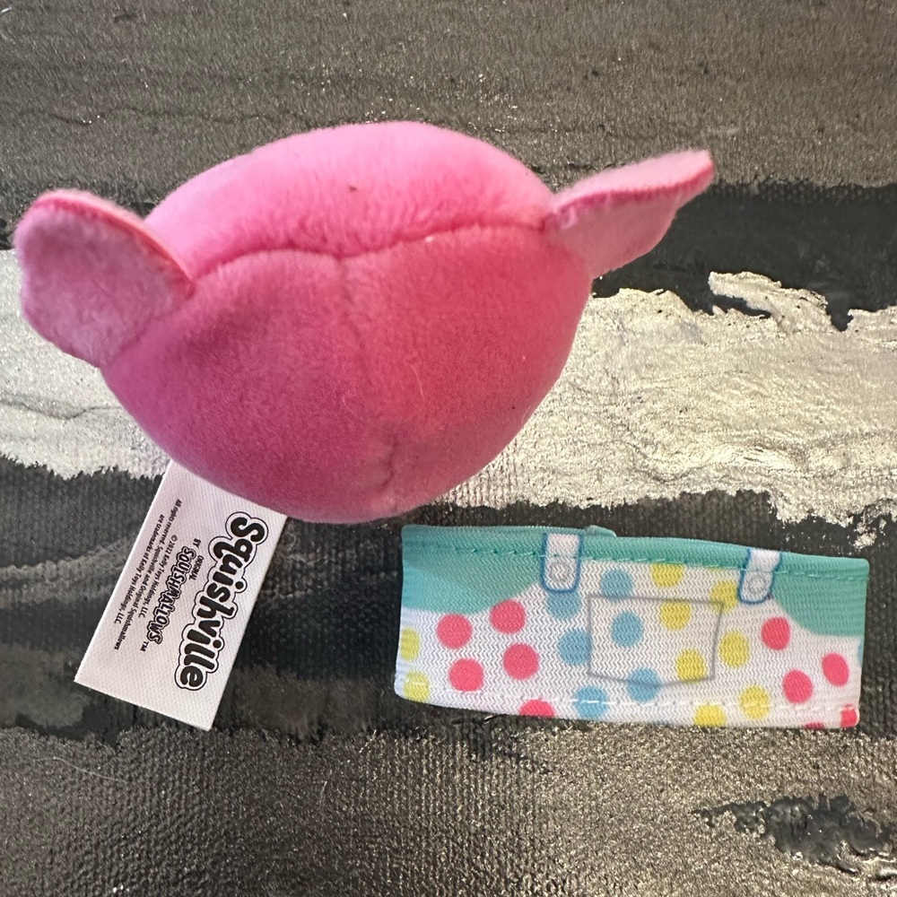 Evelyn the Elephant Squishmallow 2” - Picture 3 of 3